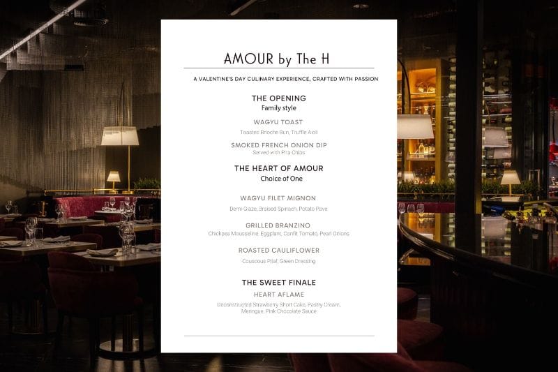 Romantic Valentine's Restaurant The H Orlando