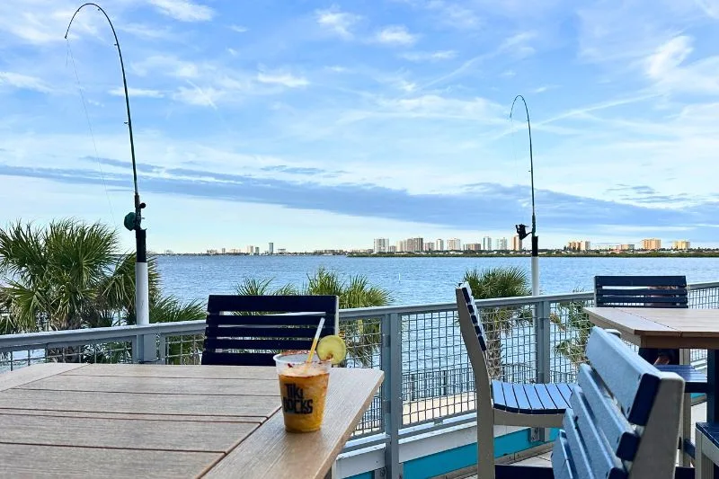 Upstairs waterfront view at Tiki Docks Port Orange - image by Dani Meyering web