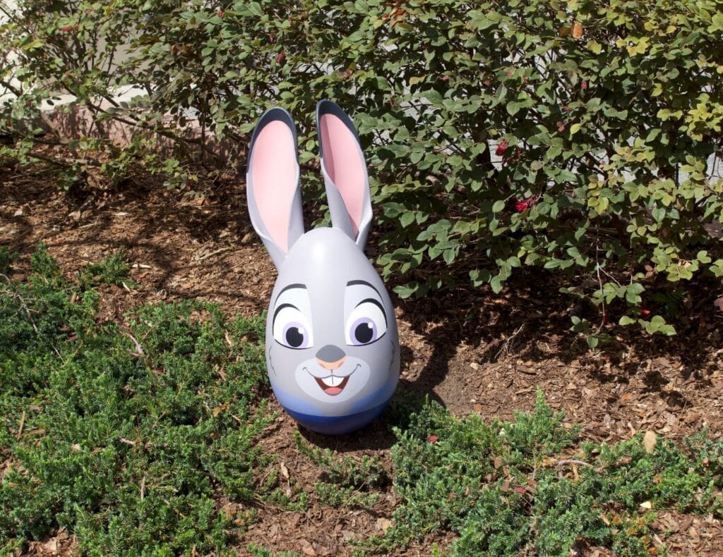 Judy Hopps Easter egg for the Eggstravaganza hunt at EPCO flower & Garden Festival