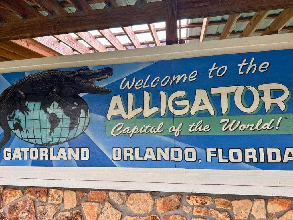 Affordable Orlando Gatorland Sign - image by Dani Meyering