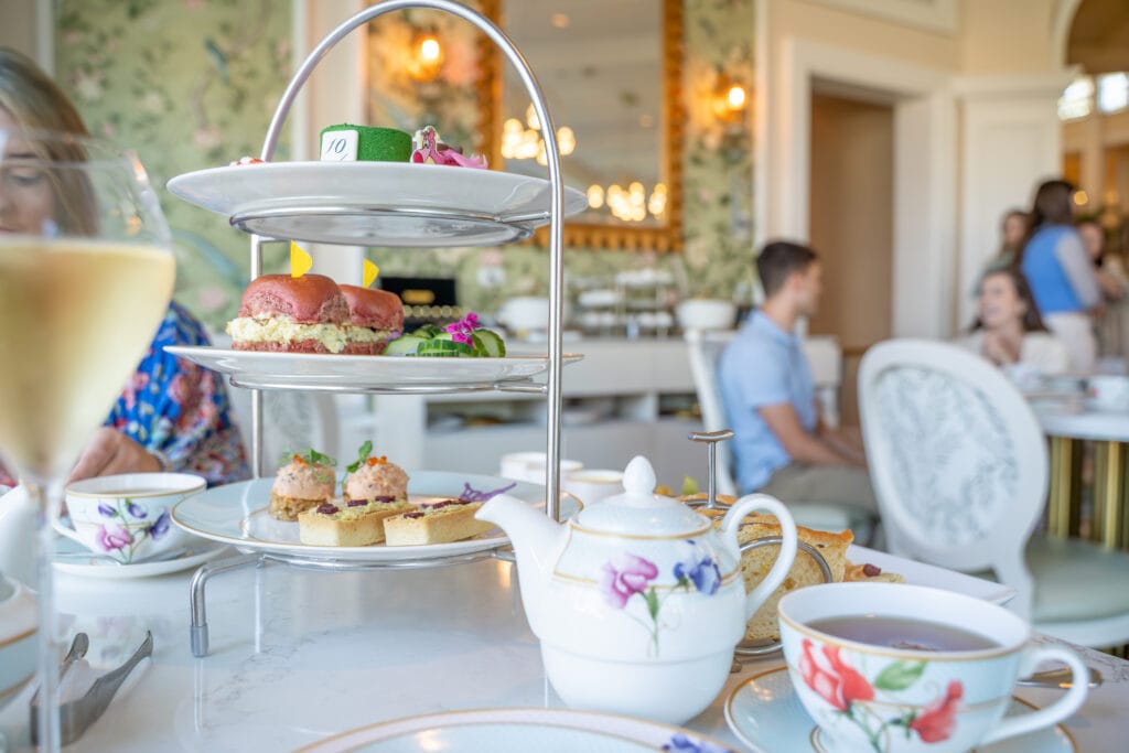 Our table at The Garden View Lounge-Tea Experience