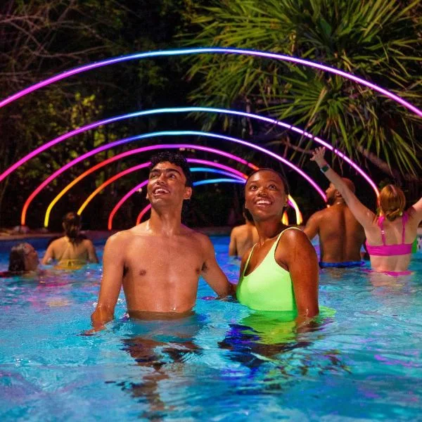 AquaGlow at Aquatica is a fun thing to do as a couple in Orlando