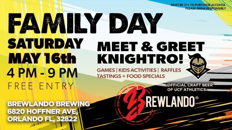 Brewlando Family Day is May 16 with fun things to do in Orlando