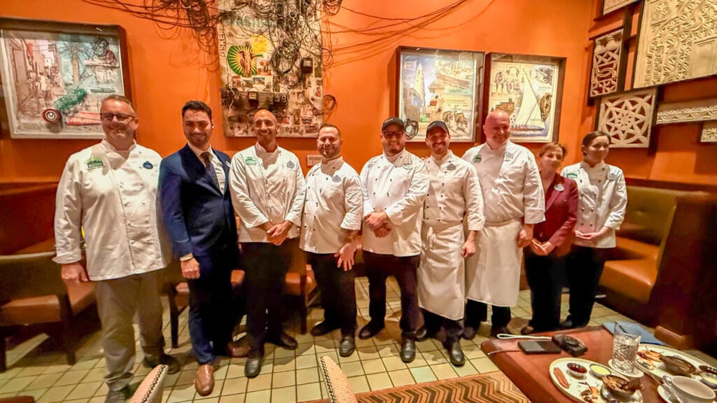 The culinary team at Disney's Animal Kingdom at Tiffins