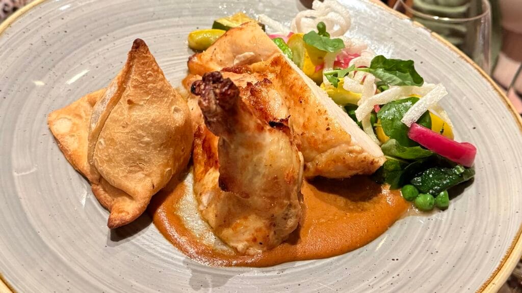 Butter Chicken at Tiffins Restaurant at Disney's Animal Kingdom.