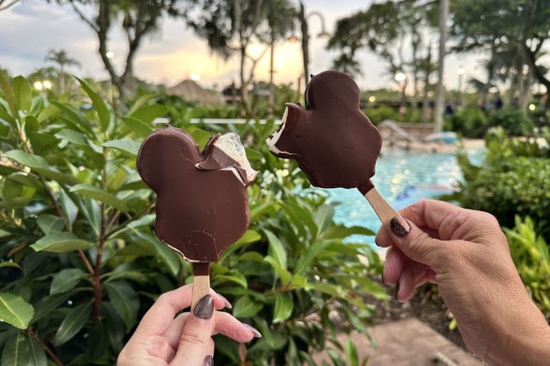 Free Mickey Ice Cream Bars at H2O Glow