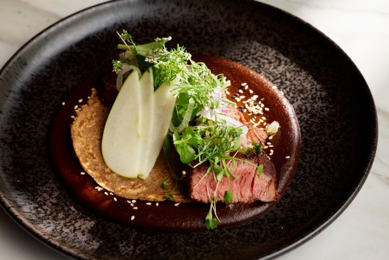 the mole sauce dish at Ceiba looks delicious