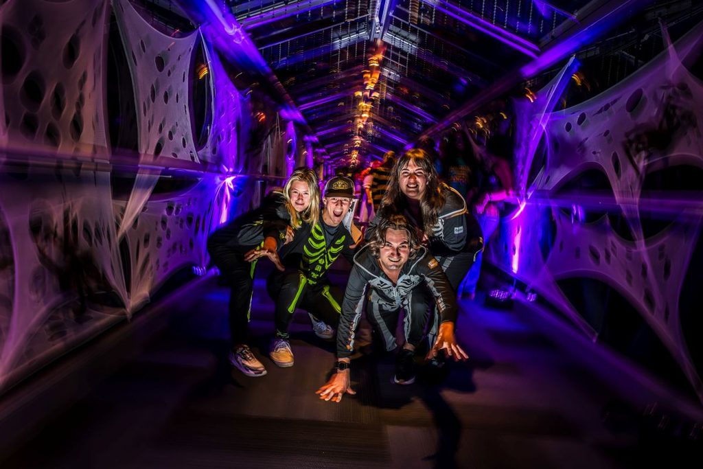 Guests in spooky costumes at OSC After Dark in Orlando